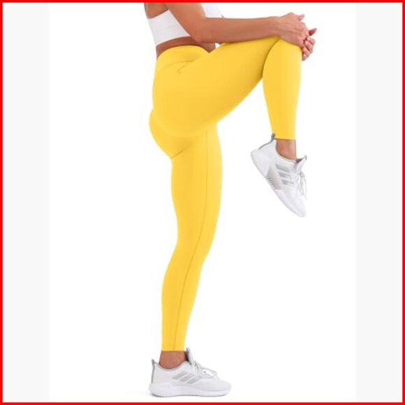High Waisted Tummy Control Leggings Buttery Soft Yoga Pants for Workout - Picture 3 of 7